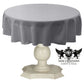 TABLECLOTH DULL BRIDAL SATIN (48" Round) - New Creations Fabric & Foam Inc