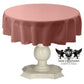 TABLECLOTH DULL BRIDAL SATIN (48" Round) - New Creations Fabric & Foam Inc