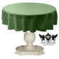 TABLECLOTH DULL BRIDAL SATIN (48" Round) - New Creations Fabric & Foam Inc