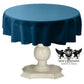 TABLECLOTH DULL BRIDAL SATIN (48" Round) - New Creations Fabric & Foam Inc