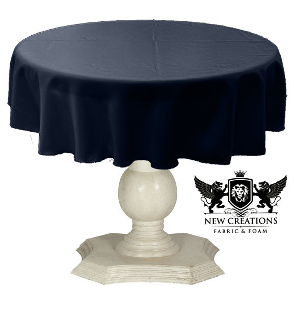 TABLECLOTH DULL BRIDAL SATIN (48" Round) - New Creations Fabric & Foam Inc