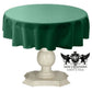 TABLECLOTH DULL BRIDAL SATIN (48" Round) - New Creations Fabric & Foam Inc