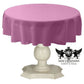 TABLECLOTH DULL BRIDAL SATIN (48" Round) - New Creations Fabric & Foam Inc