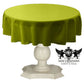 TABLECLOTH DULL BRIDAL SATIN (48" Round) - New Creations Fabric & Foam Inc