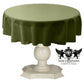 TABLECLOTH DULL BRIDAL SATIN (48" Round) - New Creations Fabric & Foam Inc
