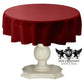 TABLECLOTH DULL BRIDAL SATIN (48" Round) - New Creations Fabric & Foam Inc