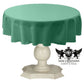 TABLECLOTH DULL BRIDAL SATIN (48" Round) - New Creations Fabric & Foam Inc