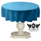 TABLECLOTH DULL BRIDAL SATIN (48" Round) - New Creations Fabric & Foam Inc