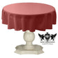 TABLECLOTH DULL BRIDAL SATIN (48" Round) - New Creations Fabric & Foam Inc