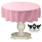 TABLECLOTH DULL BRIDAL SATIN (48" Round) - New Creations Fabric & Foam Inc