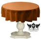 TABLECLOTH DULL BRIDAL SATIN (48" Round) - New Creations Fabric & Foam Inc