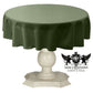 TABLECLOTH DULL BRIDAL SATIN (51" Round) - New Creations Fabric & Foam Inc