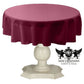 TABLECLOTH DULL BRIDAL SATIN (51" Round) - New Creations Fabric & Foam Inc
