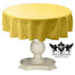 TABLECLOTH DULL BRIDAL SATIN (51" Round) - New Creations Fabric & Foam Inc