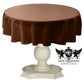 TABLECLOTH DULL BRIDAL SATIN (51" Round) - New Creations Fabric & Foam Inc