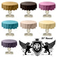 TABLECLOTH DULL BRIDAL SATIN (51" Round) - New Creations Fabric & Foam Inc