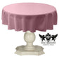 TABLECLOTH DULL BRIDAL SATIN (51" Round) - New Creations Fabric & Foam Inc