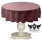 TABLECLOTH DULL BRIDAL SATIN (51" Round) - New Creations Fabric & Foam Inc