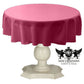 TABLECLOTH DULL BRIDAL SATIN (51" Round) - New Creations Fabric & Foam Inc