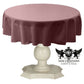 TABLECLOTH DULL BRIDAL SATIN (51" Round) - New Creations Fabric & Foam Inc