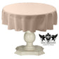 TABLECLOTH DULL BRIDAL SATIN (51" Round) - New Creations Fabric & Foam Inc