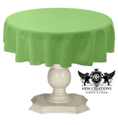 TABLECLOTH DULL BRIDAL SATIN (51" Round) - New Creations Fabric & Foam Inc