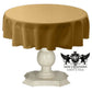 TABLECLOTH DULL BRIDAL SATIN (51" Round) - New Creations Fabric & Foam Inc