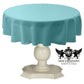 TABLECLOTH DULL BRIDAL SATIN (51" Round) - New Creations Fabric & Foam Inc