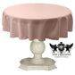 TABLECLOTH DULL BRIDAL SATIN (51" Round) - New Creations Fabric & Foam Inc