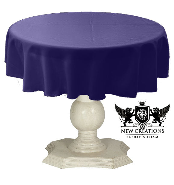 TABLECLOTH DULL BRIDAL SATIN (51" Round) - New Creations Fabric & Foam Inc