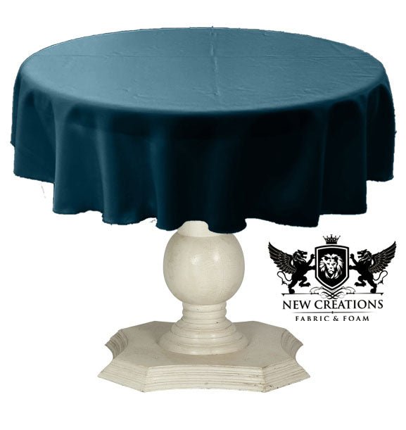 TABLECLOTH DULL BRIDAL SATIN (51" Round) - New Creations Fabric & Foam Inc