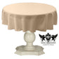 TABLECLOTH DULL BRIDAL SATIN (51" Round) - New Creations Fabric & Foam Inc