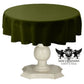 TABLECLOTH DULL BRIDAL SATIN (51" Round) - New Creations Fabric & Foam Inc