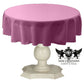 TABLECLOTH DULL BRIDAL SATIN (51" Round) - New Creations Fabric & Foam Inc