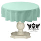 TABLECLOTH DULL BRIDAL SATIN (51" Round) - New Creations Fabric & Foam Inc