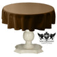 TABLECLOTH DULL BRIDAL SATIN (51" Round) - New Creations Fabric & Foam Inc