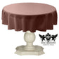 TABLECLOTH DULL BRIDAL SATIN (51" Round) - New Creations Fabric & Foam Inc