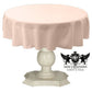 TABLECLOTH DULL BRIDAL SATIN (51" Round) - New Creations Fabric & Foam Inc