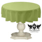 TABLECLOTH DULL BRIDAL SATIN (51" Round) - New Creations Fabric & Foam Inc