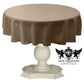 TABLECLOTH DULL BRIDAL SATIN (51" Round) - New Creations Fabric & Foam Inc