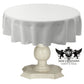 TABLECLOTH DULL BRIDAL SATIN (54" Round) - New Creations Fabric & Foam Inc