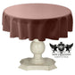 TABLECLOTH DULL BRIDAL SATIN (54" Round) - New Creations Fabric & Foam Inc