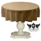 TABLECLOTH DULL BRIDAL SATIN (58" Round) - New Creations Fabric & Foam Inc
