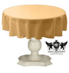 TABLECLOTH DULL BRIDAL SATIN (58" Round) - New Creations Fabric & Foam Inc