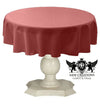 TABLECLOTH DULL BRIDAL SATIN (58" Round) - New Creations Fabric & Foam Inc