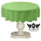 TABLECLOTH DULL BRIDAL SATIN (58" Round) - New Creations Fabric & Foam Inc
