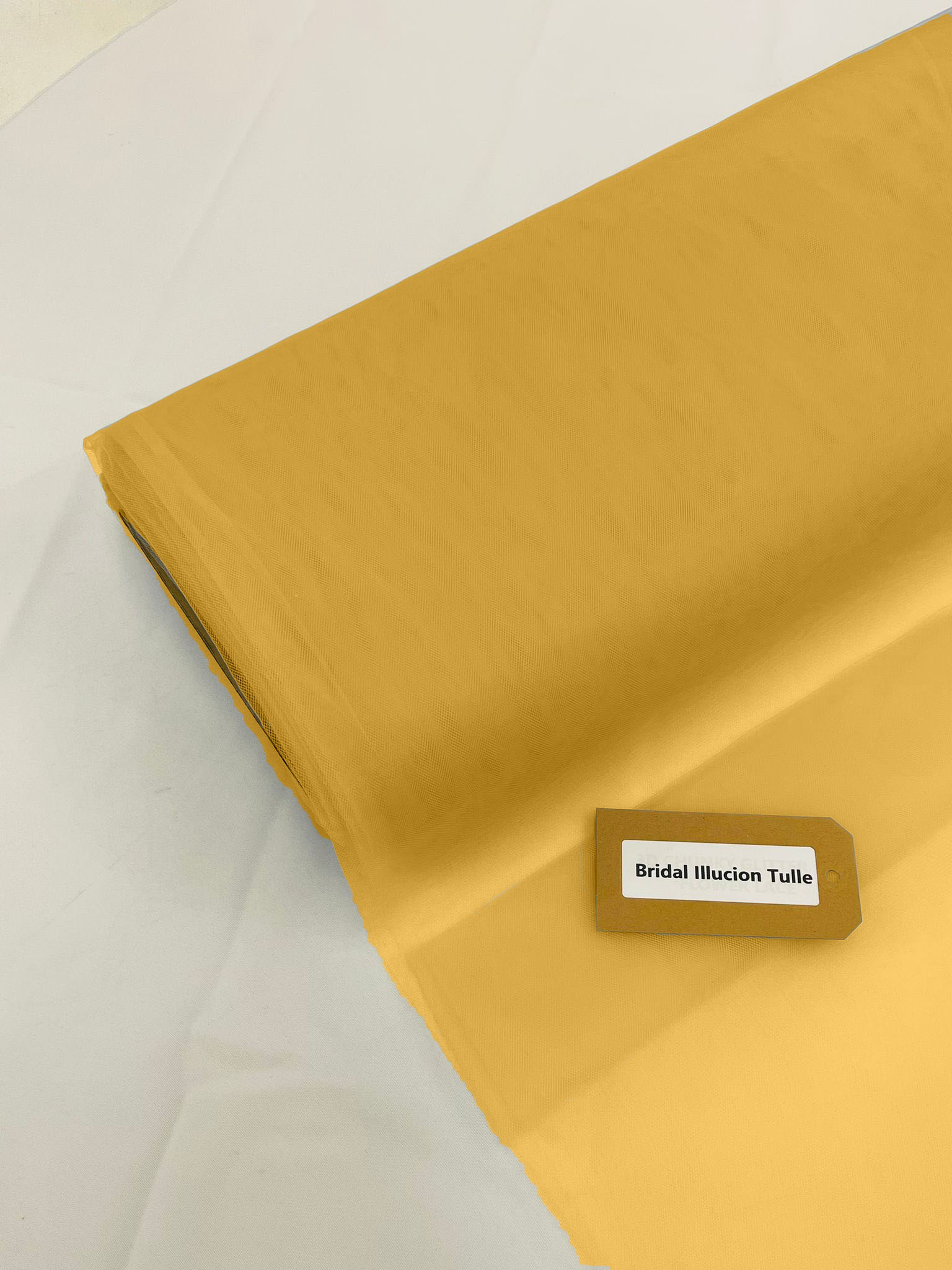 Tangerine - Bridal Illusion Tulle 108"Wide Polyester Premium Tulle Fabric Bolt, By The Roll. - New Creations Fabric & Foam Inc