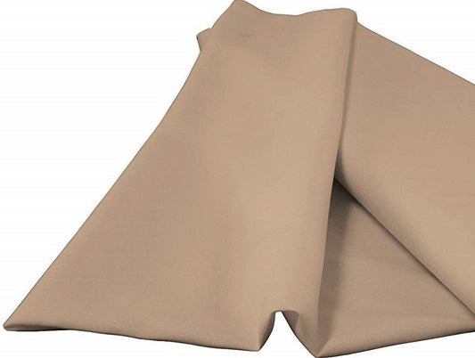 Taupe 58/59" Wide 100% Premium Woven Polyester Poplin Fabric By The Yard - New Creations Fabric & Foam Inc
