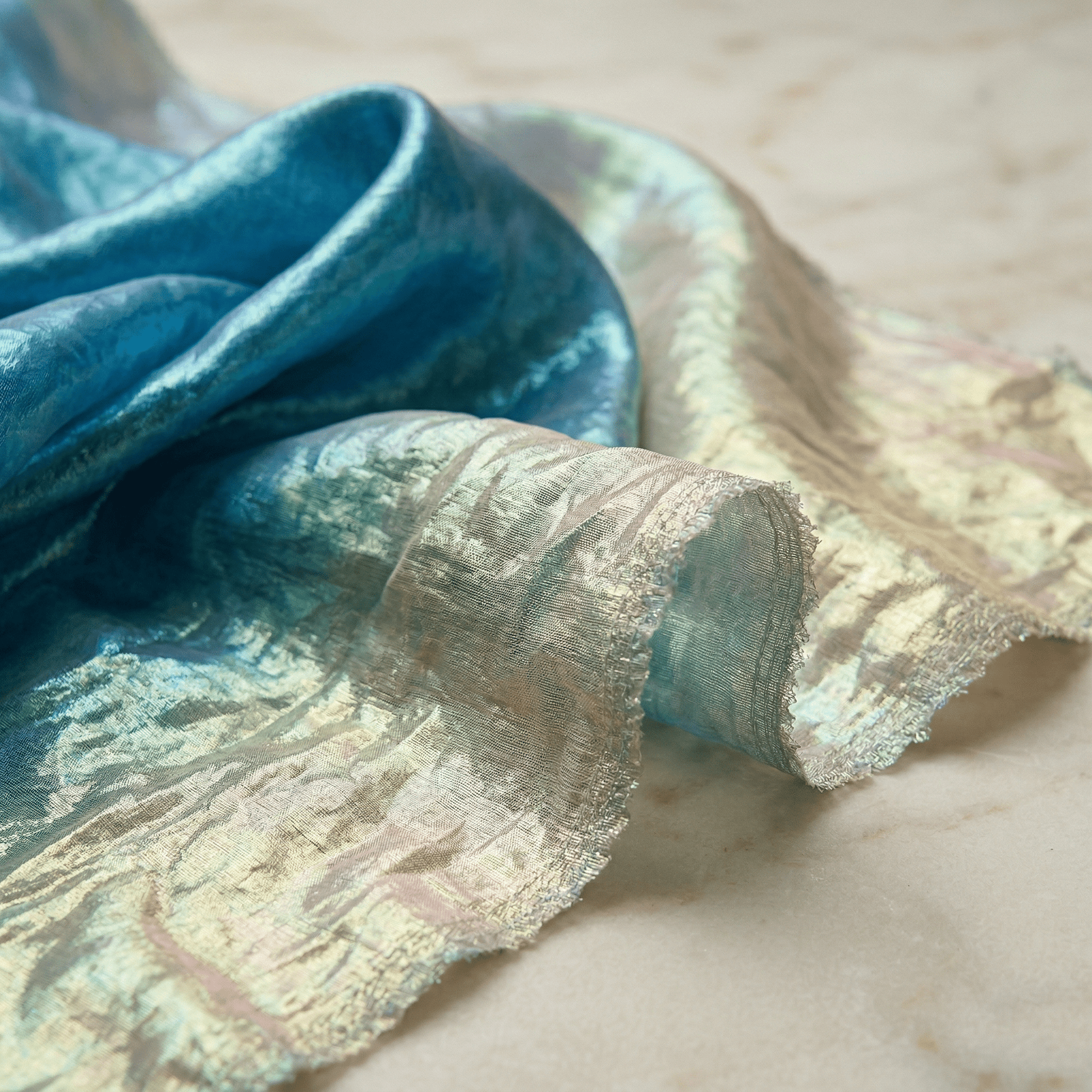 Tissue Lame Fabric 58” Wide by the Yard – Shiny Metallic Lamé Fabric for Wedding Draping, Backdrops, Table Decor & Costumes - New Creations Fabric & Foam Inc