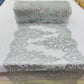 Trim Glitter Damask Design On A Mesh Lace| 20" Wide | appeal Fabric| Sold By The Yard. - New Creations Fabric & Foam Inc